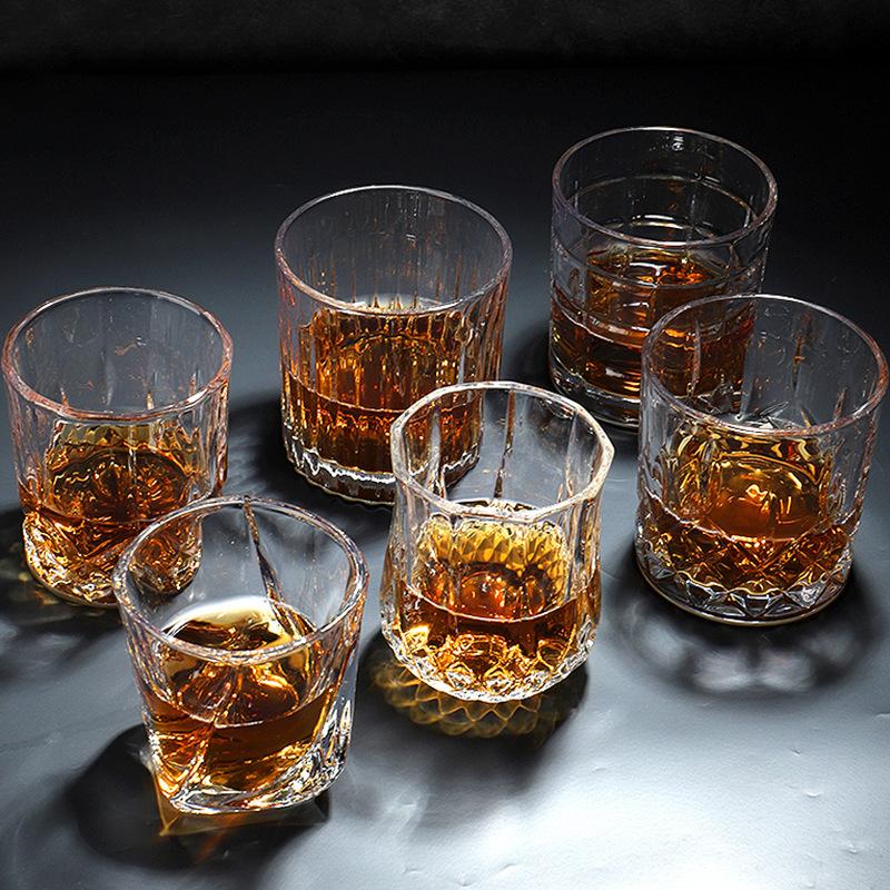 bar shot glass whiskey shot glass creative transparent glass wine glass beer steins spirits wine set wholesale