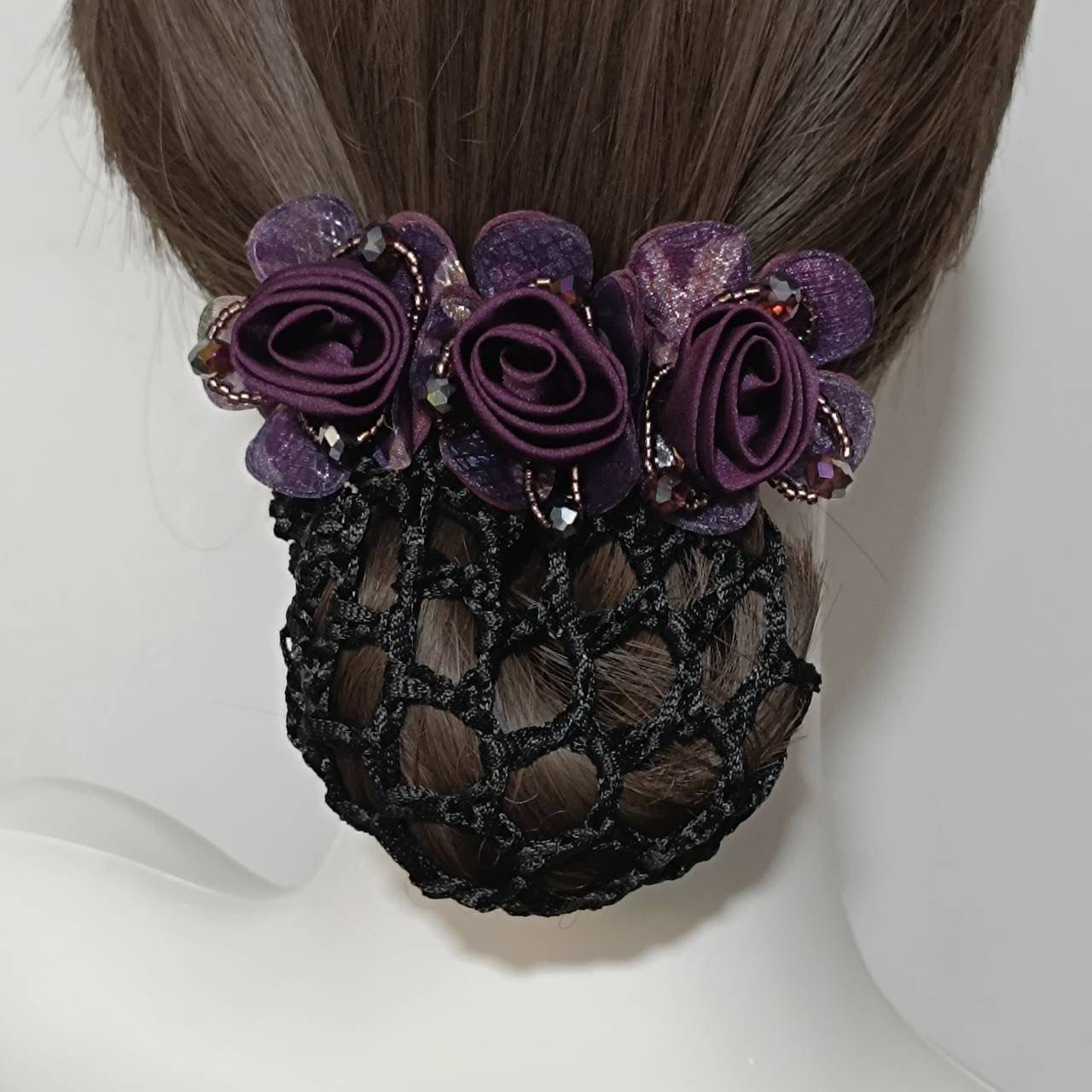 Trendy and stylish hairstyles, bestsellers, bank hairstyles, women's updo, flight attendant hair accessories, nurse hairstyles, new hair clips, net pockets Specification image