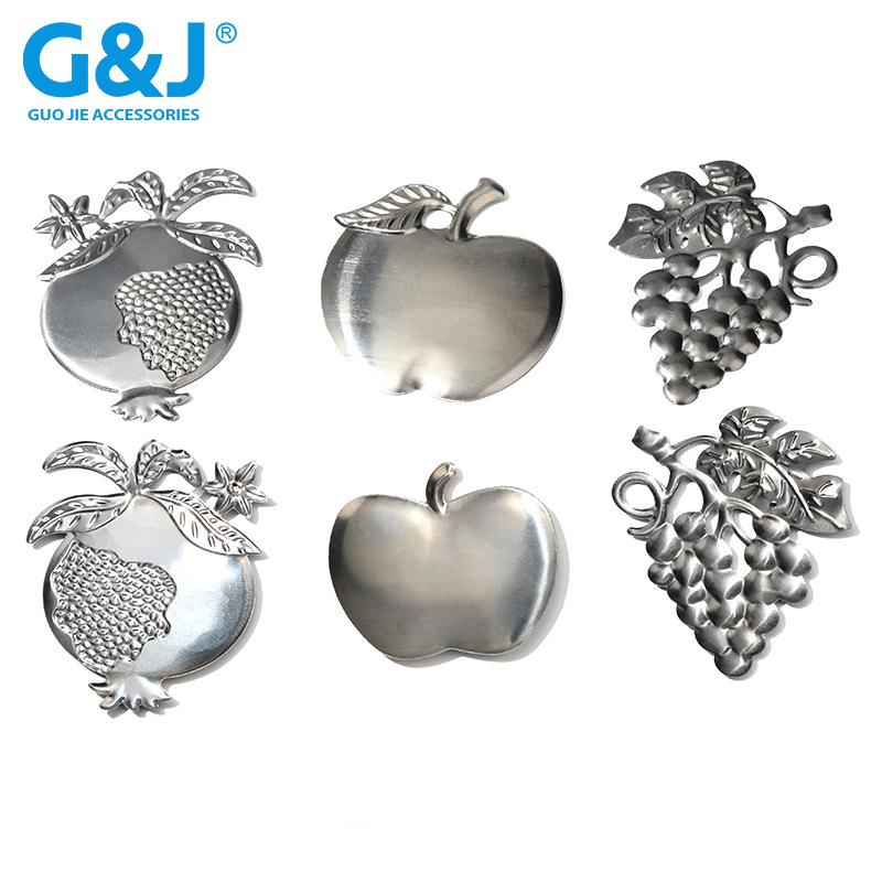 cross-border wine rack iron stamping accessories metal apple grape melon and fruits accessories iron art decorative crafts