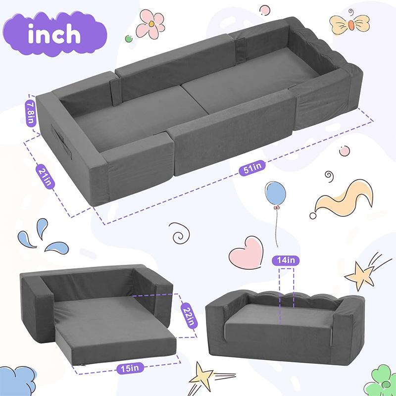 Cross-Border Custom Sponge Lightweight Storage Baby Folding Bed Safe Skin-Friendly Baby Outdoor Travel Bed Folding Bed