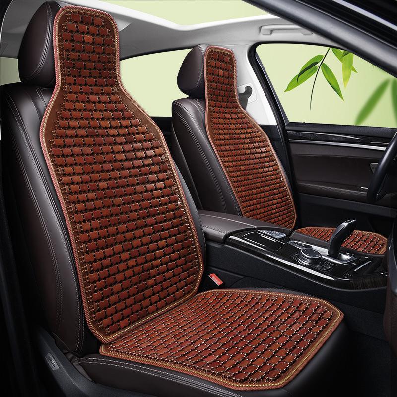 summer car cushion cool pad single piece universal bamboo sheet breathable bamboo sheet car seat back summer mat seat cushion truck seat cushion
