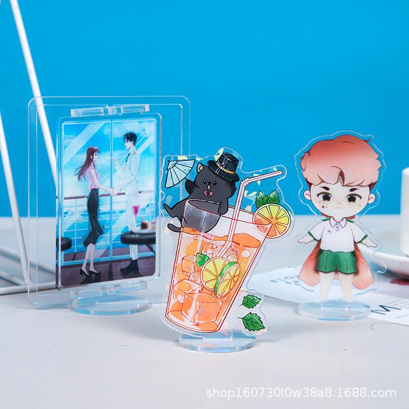 acrylic key chain customization anime merchandise standee refridgerator magnets customized double-sided small gift pendant wholesale details Picture