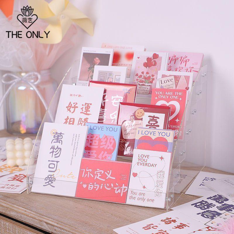 acrylic flower card storage rack floral bouquet material flower card tag storage box flower shop supplies wholesale rack