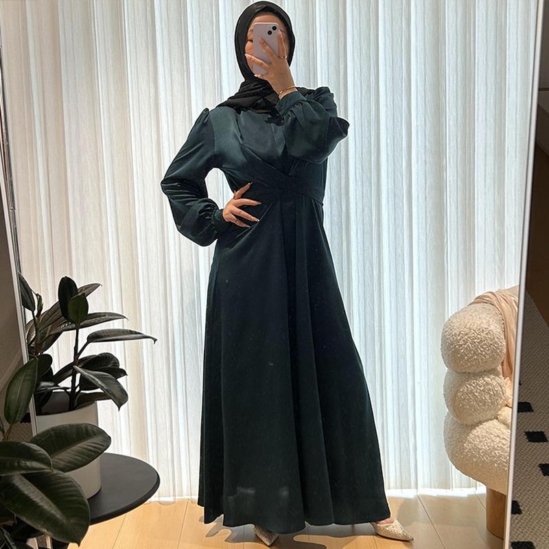 abaya muslim women's clothes dubai djellaba female clothing dress dubai clothing mu-011 Item Picture