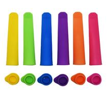 cross-border new product small size ice candy mold solid color split popsicle stick diy suit commercial silicone popsicle mold ice candy mold