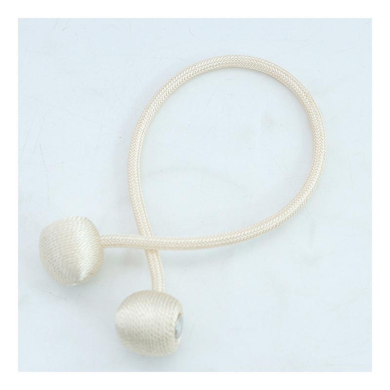 factory direct supply non-perforated curtains magnetic snap bandage creative simple all-match curtain headset magnetic buckle wholesale Item Picture