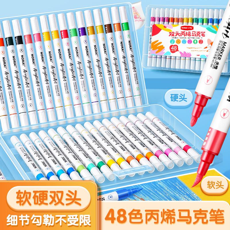 cross-border acrylic marker pen children watercolor pen marker package student art special acrylic brush color pen wholesale