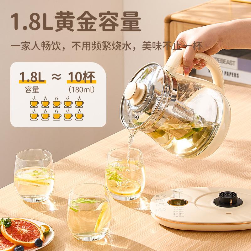 chigo health pot multi-functional dark green tea tea maker thickened glass electric kettle scented teapot decocting pot gift details Picture