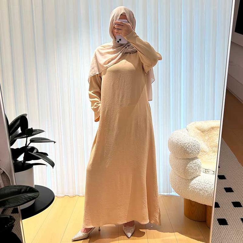 cross-border muslim women's clothing abaya middle east dubai robe women's clothing plus size clothing female dress mu-593 Item Picture