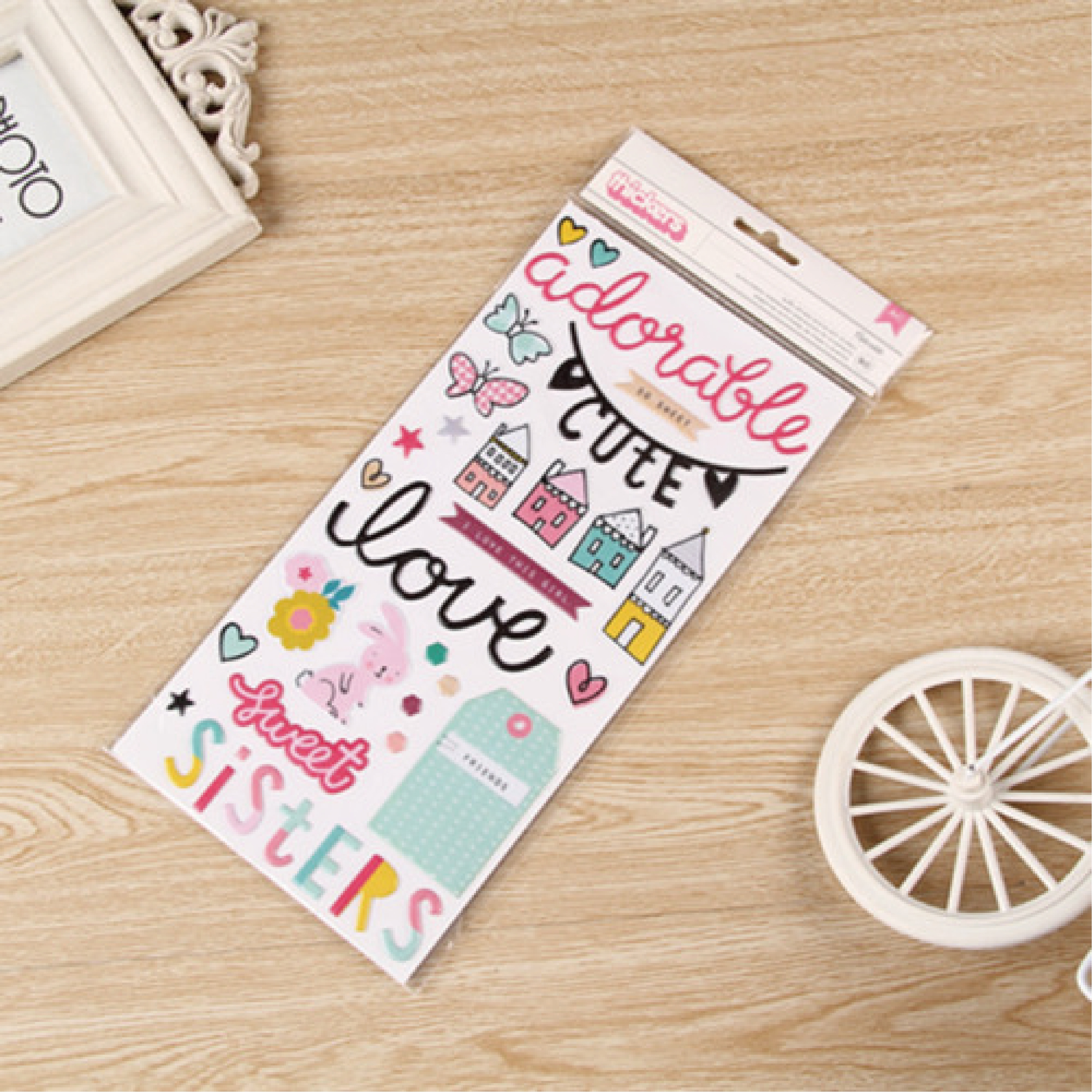 儿童贴纸卡通幼儿园奖励品贴画不干胶粘纸3d泡泡贴新款英文泡泡贴