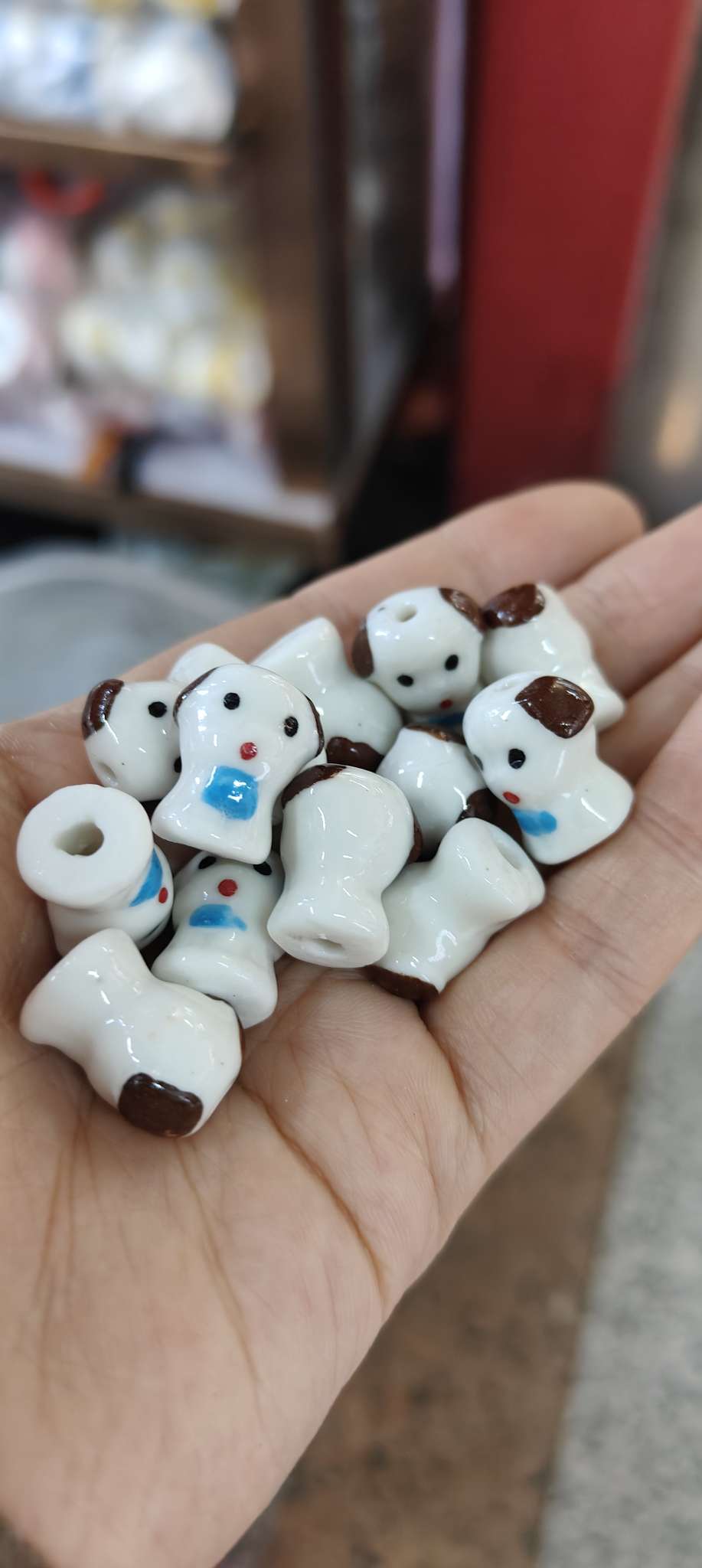 半成品饰品配件 琉璃珠 陶瓷珠 散珠串珠 珠子 手工DIY珠子配件 珠串手链项链原材料珠子串珠陶瓷珠