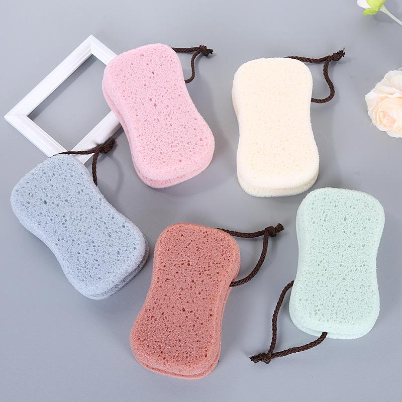 bath gadget sponge bath dusting fantastic exfoliating accessories slot eight-character bath sponge factory delivery wholesale