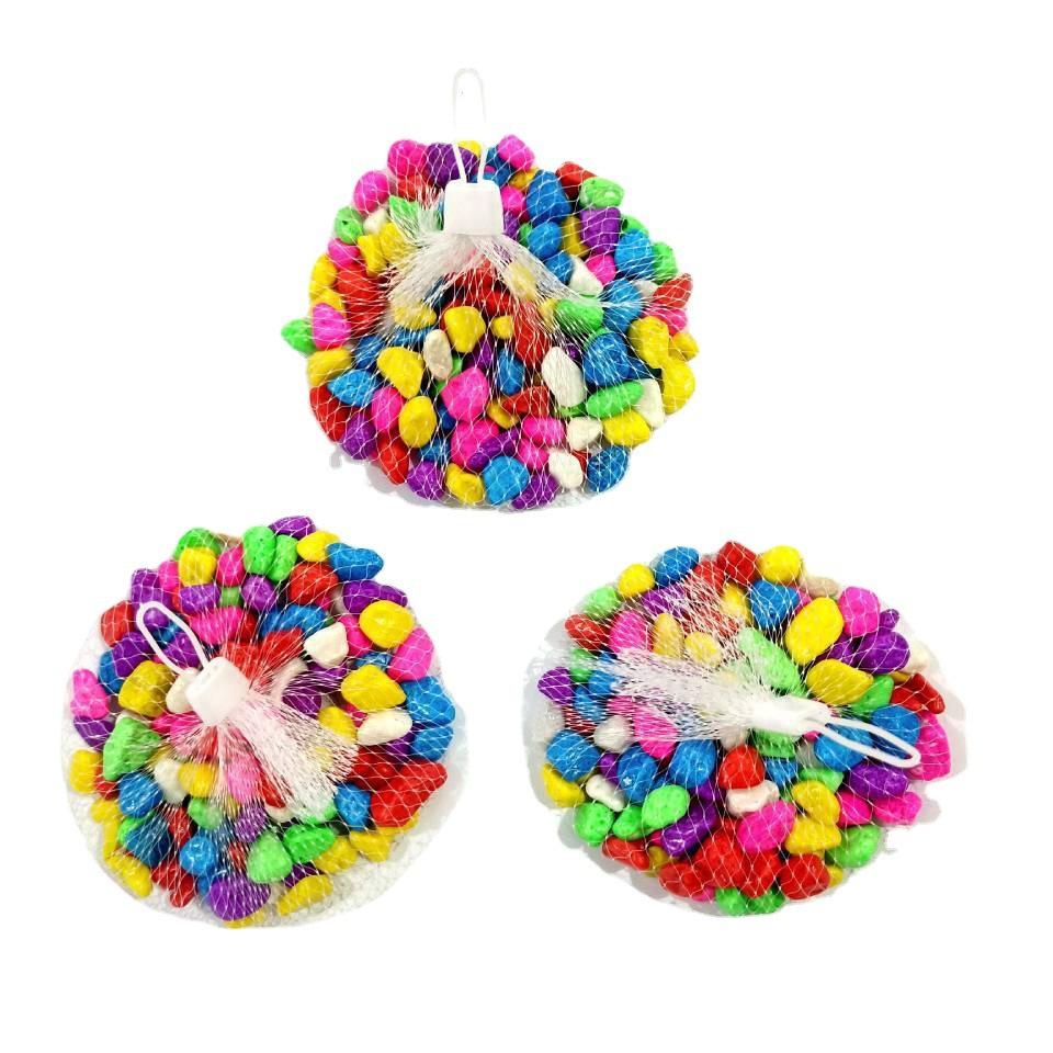 net bag colorful fish tank stone net pocket colorful stone aquarium landscape stone decorative landscaping stone artificial sandstone gravel pebble