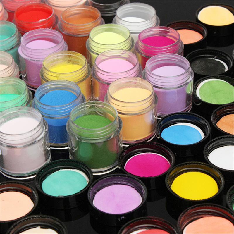 ornament acrylic powder 3d sculpture colored acrylic powder white powder 28ml crystal extension powder