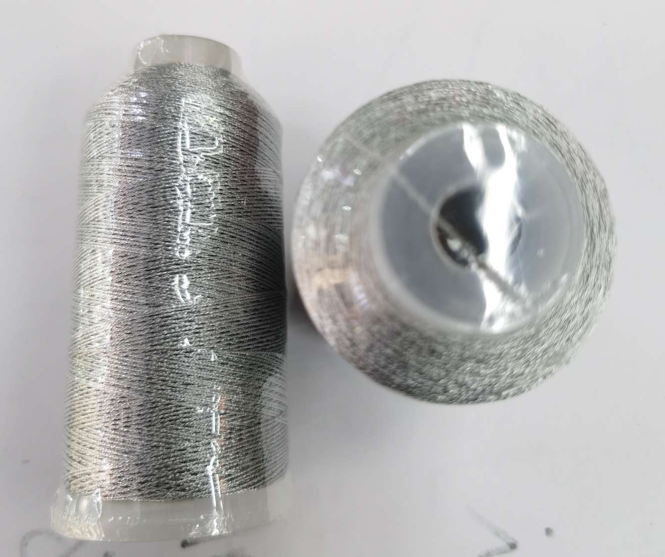 3，6，9股银色丝线，藏式棉绳半成品饰品配件 铁单圈调节挂绳 魔术贴理线宠物首饰 高品质饰品线绳 DIY手工制作材料产品图