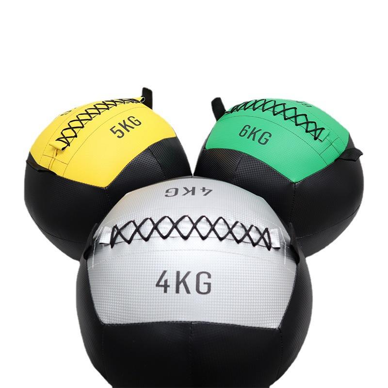 fitness soft medicine ball squat waist and abdomen training wall ball squash balance use non-elastic solid gravitational ball
