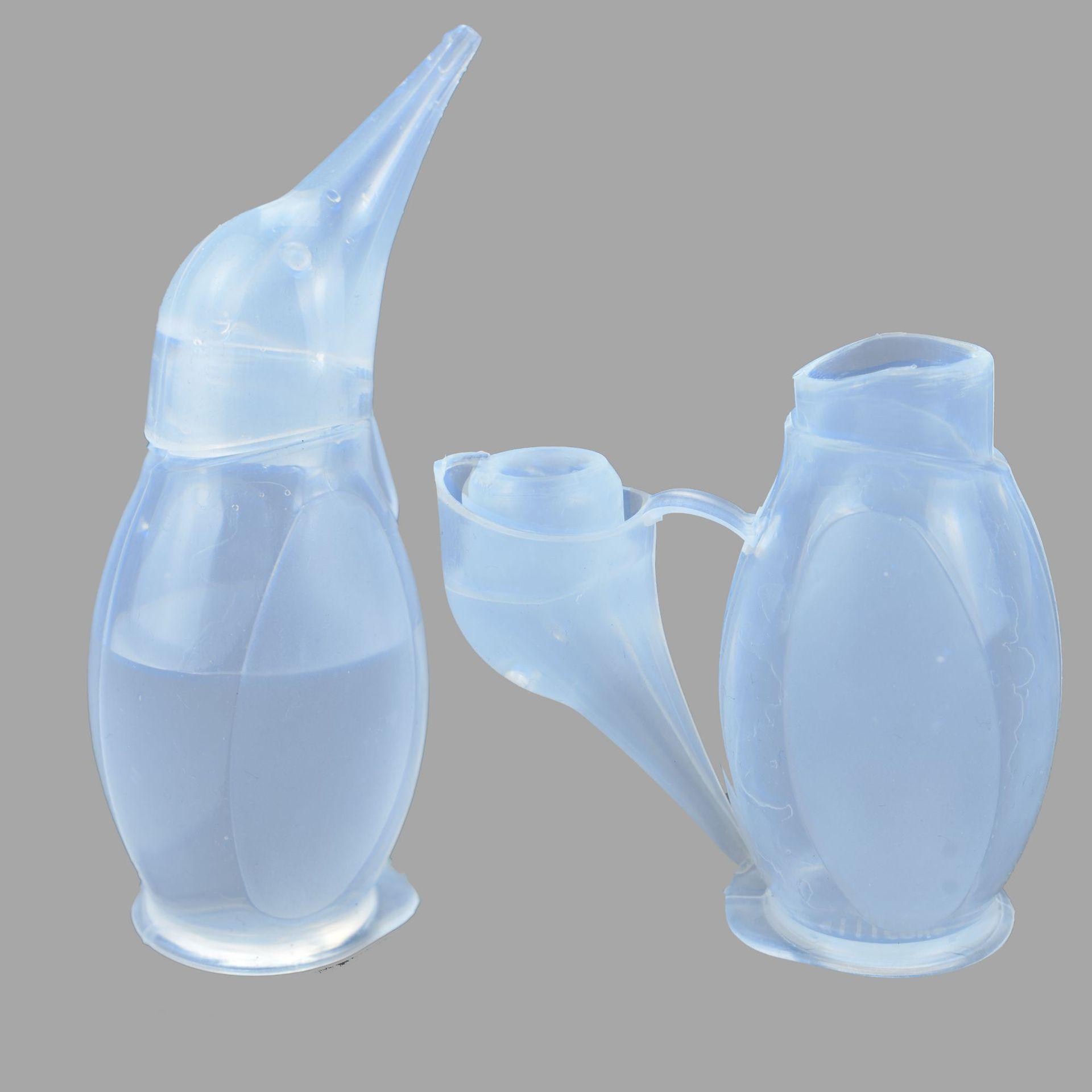 silicone penguin nasal aspirator baby suction nose nose newborn baby children nose cleaner