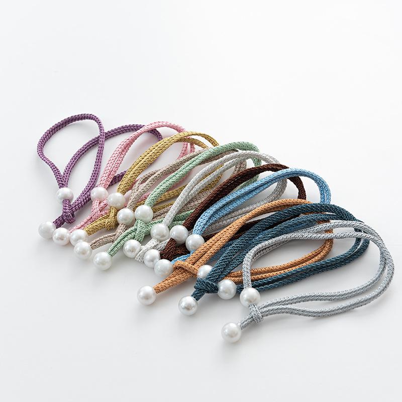 factory wholesale simple small luminous pearl curtain bandage rope free installation curtain accessories accessories pearl strap Application Scenario