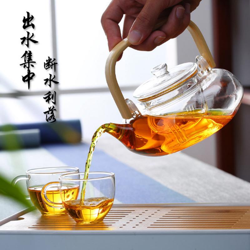 Glass Teapot High Temperature Resistance Glass Scented Teapot