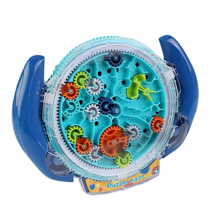 children's handheld labyrinth ball breakthrough gear balance rolling ball adventure educational toys cross-border wholesale Item Picture