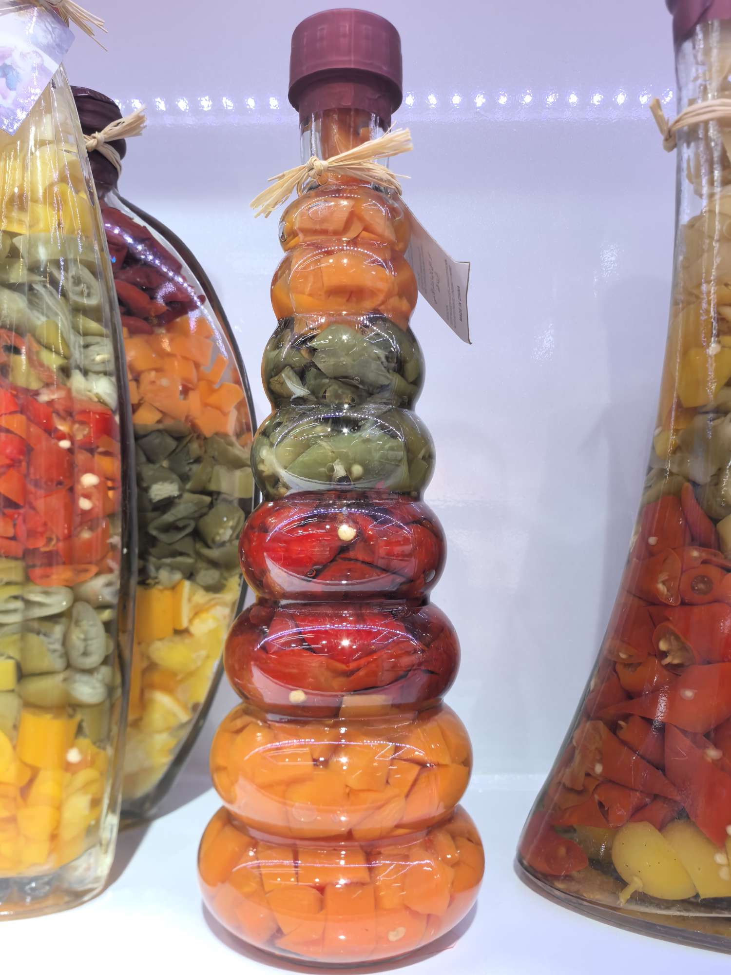 亚克力容器陶瓷小花瓶 工艺品花瓶礼品 电视柜装饰品 精致工艺品 花瓶摆件 艺术装饰品