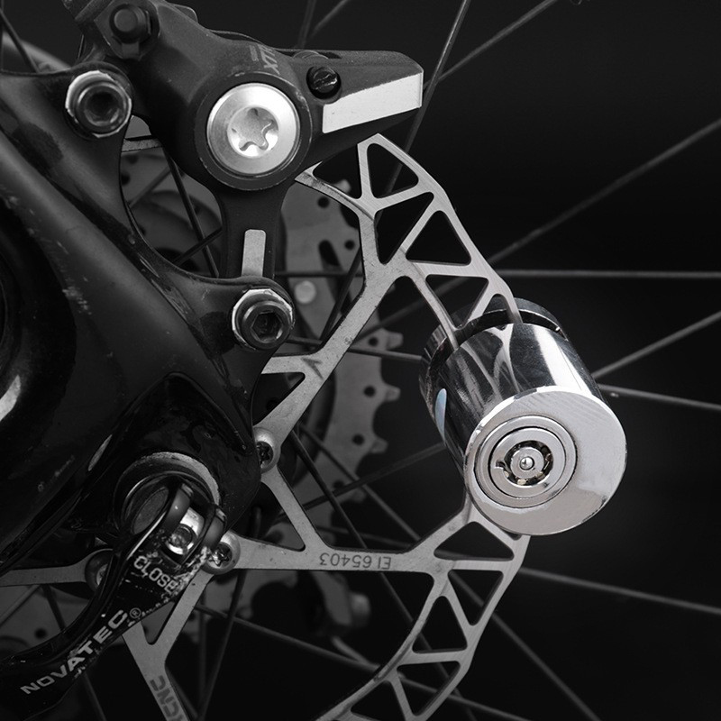 240708 Cylindrical disc brake lock, bicycle disc brake lock, motorcycle disc brake lock, bicycle electric motorcycle disc brake lock, anti-theft lock with lock frame, key lock, disc disc lock Specification image