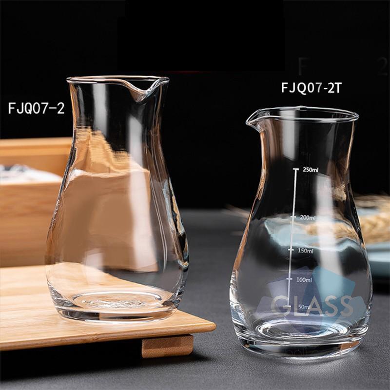 green apple non-handle glass wine separator liquor scale large capacity wine separator Specification drawing