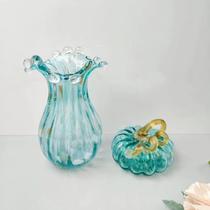 nordic simple glass vase glass pumpkin handmade glass vase living room flower arrangement hallway sample room decoration
