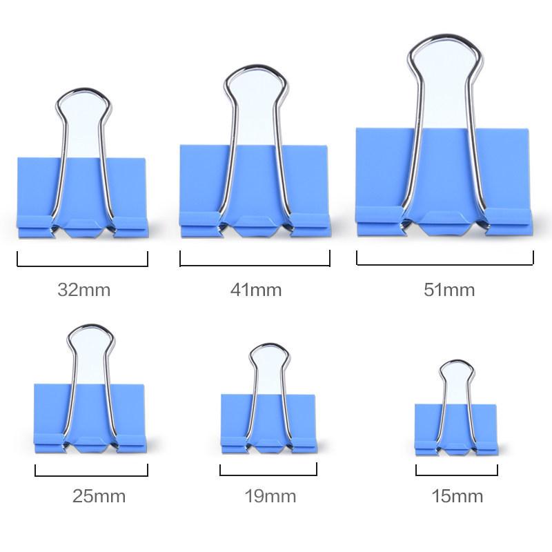 metal binder clips color long tail clip black binder clip students' office stationery supplies ticket clips