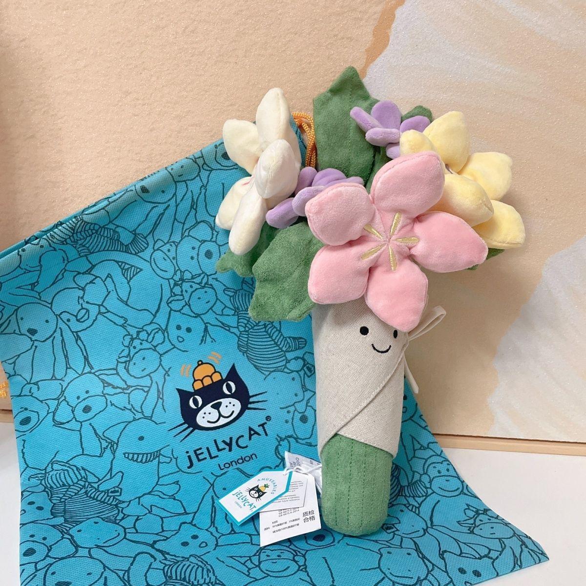 british jellycat fun bouquet interesting bridal bouquet figurine doll girls gift valentine's day wedding bridal bouquet