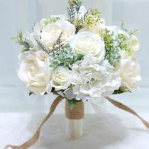 eternal angel bouquet 786 artificial flowers rose silk flower outdoor mori style wedding bridal bouquet wedding price
