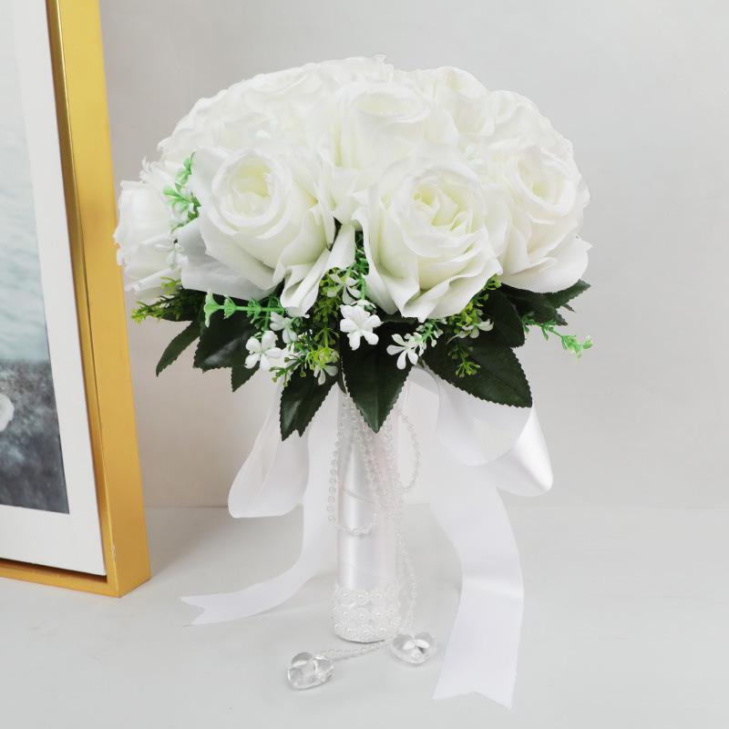shein amazon hot sale rose bridal bouquet classic mori style simulation large bridal bouquet bridal bouquet