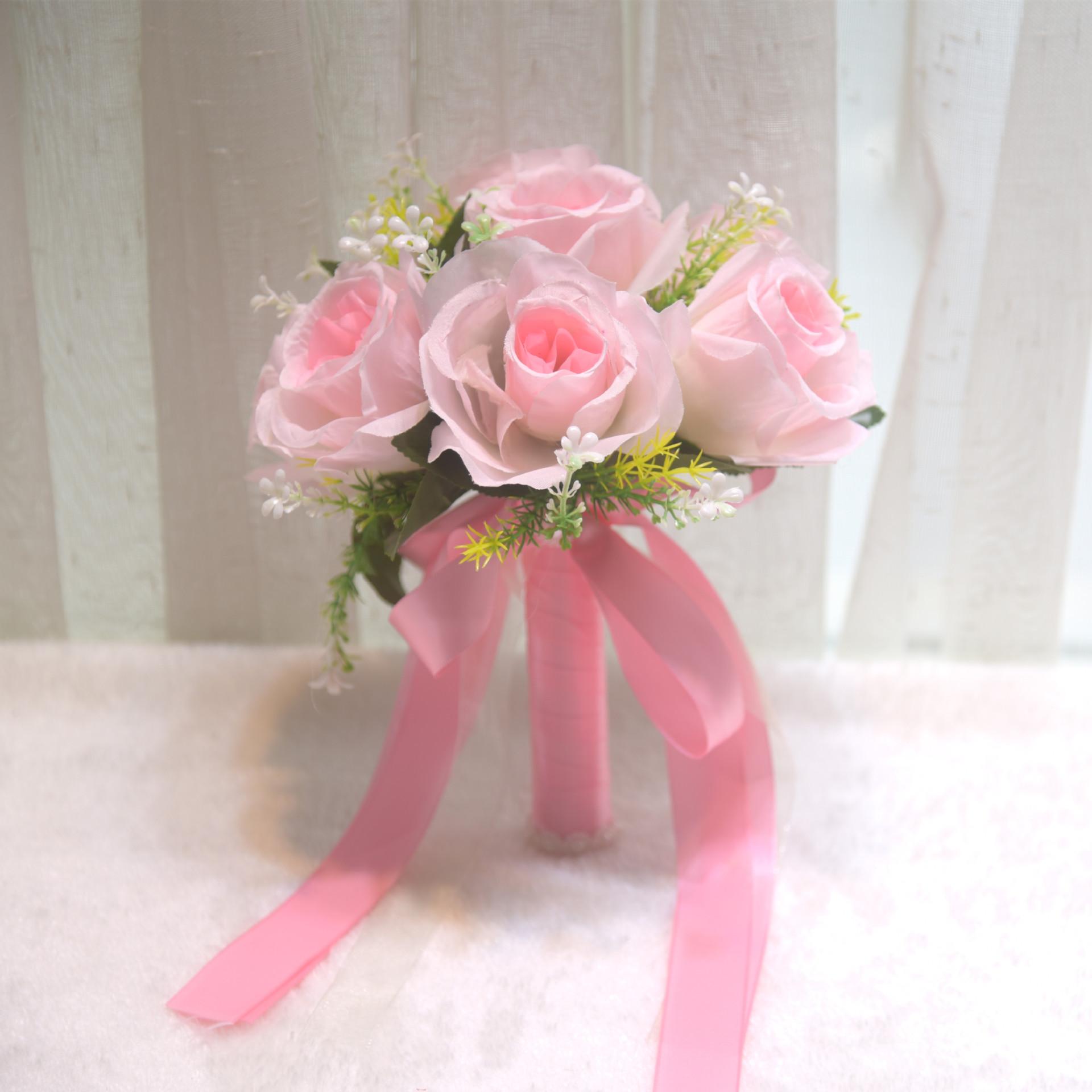 099 eternal angel wedding bridesmaid simulation bridal bouquet bride wedding bridal bouquet bunches small size bridal bouquet