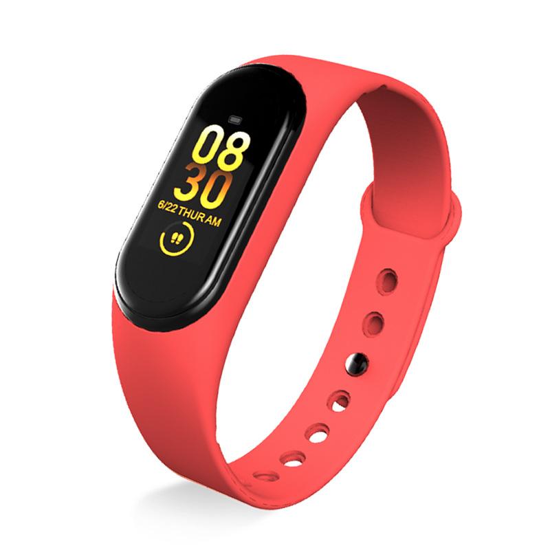 M4 Smart Bracelet Factory Direct Sales Color Screen Heart Rate Blood Pressure IP67 Waterproof Sports Bracelet Spot Application Scenario
