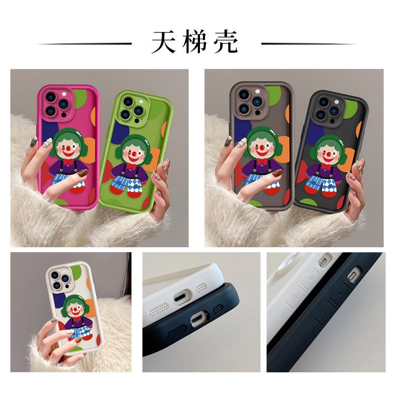 applicable to apple 15 phone case 14 wholesale frosted tpu painted relief iphone13promx protective case customization Item Picture