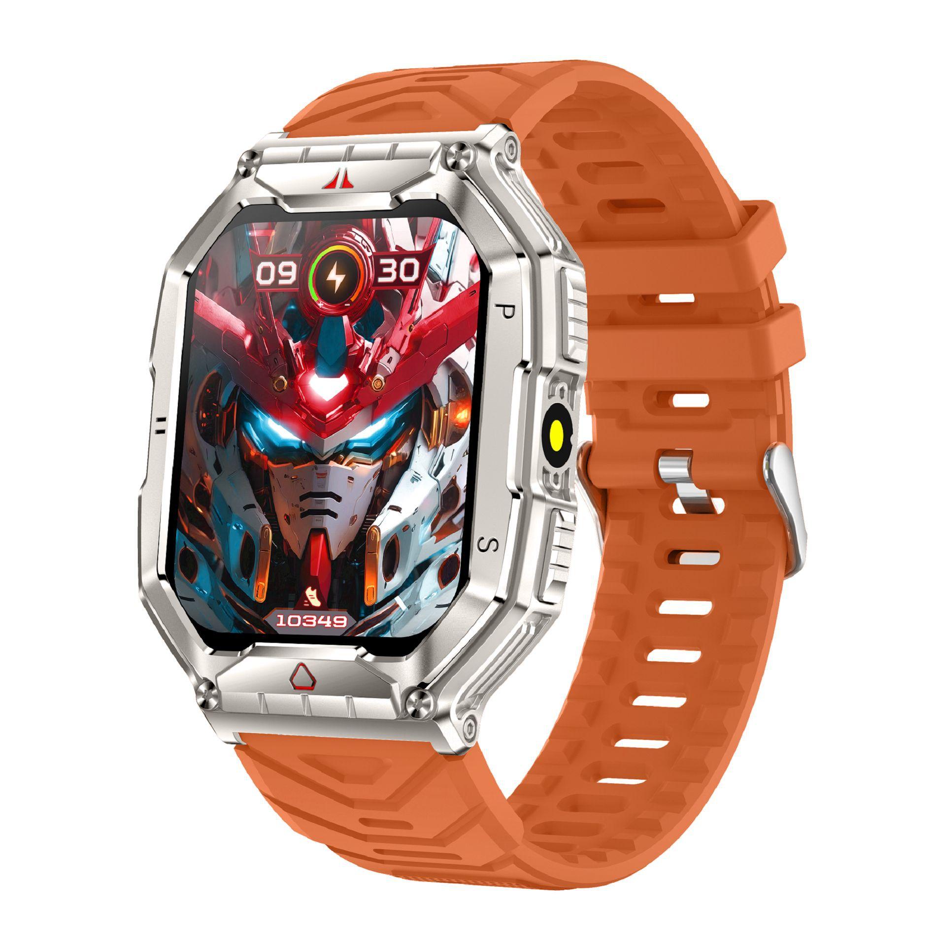 new kr82 smart watch bluetooth calling three-proof outdoor compass real-time pressure needle heart rate blood oxygen monitoring details Picture