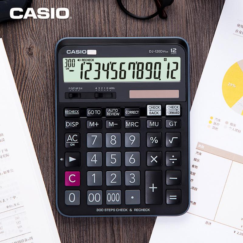 casio casio dj-120d plus financial accountant calculator 300 steps search machine check back full figure