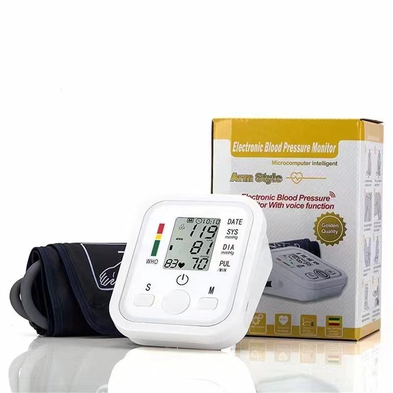 arm cross-border electronic sphygmomanometer household electronic blood pressure meter automatic arm sphygmomanometer full figure
