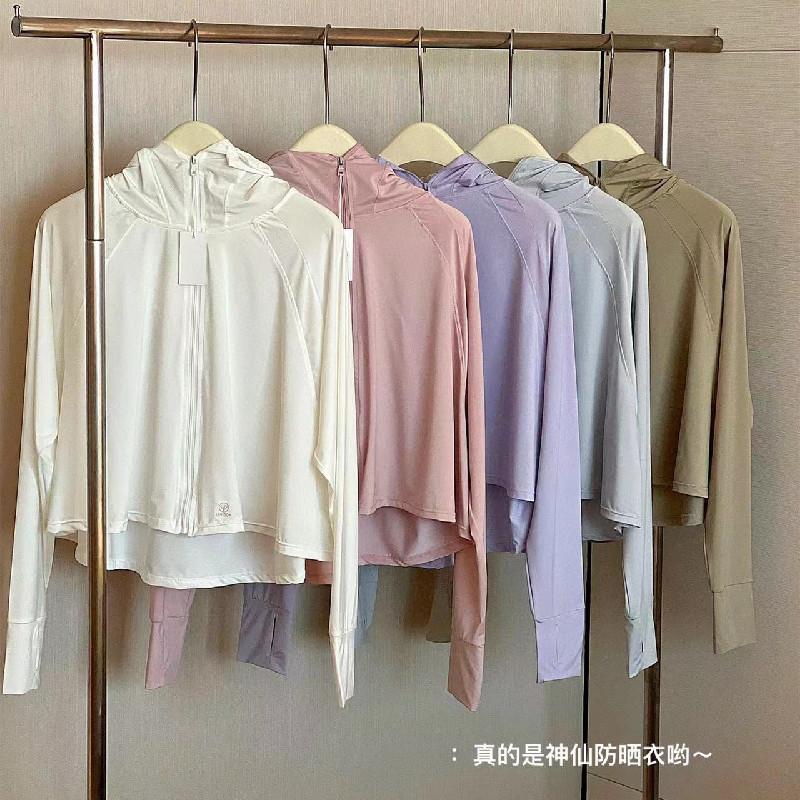 2024 summer women's new black rubber brim uv protection thin blouse long sleeve all-match cape sun protection clothing Specification drawing