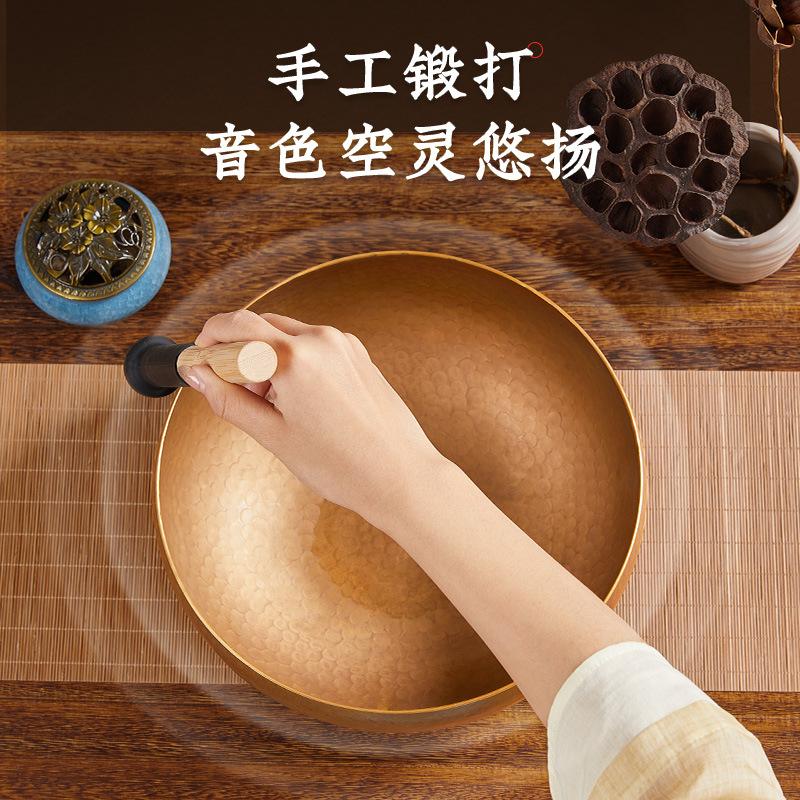 himalaya bowl buddha utensils dharma-vessel utensils copper bowl meditation practice yoga buddha sound bowl sound therapy bowl brass song body cross-border wholesale
