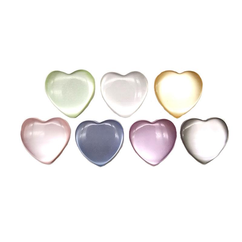 Cat's Eye Resin Patch japanese Retro Color Peach Heart DIY Hairpin Hair Accessories Ear Studs Rubber Band Accessories Material