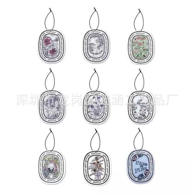 car aromatherapy sheet car interior lasting car air freshener pendant car perfume hanging fragrance piece aroma fragrance pieces manufacturer