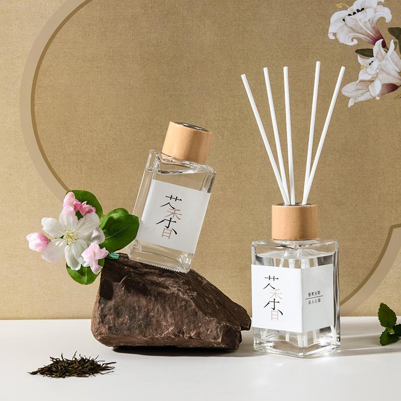 tea flavor aromatherapy fire-free incense bedroom boys long-lasting room home car fragrance toilet air freshener Specification drawing