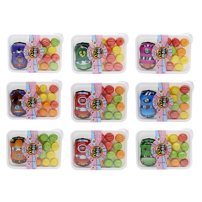 bubble gum internet celebrity snacks colorful ball watermelon shape candy chewing gum nostalgic childhood snacks new year food