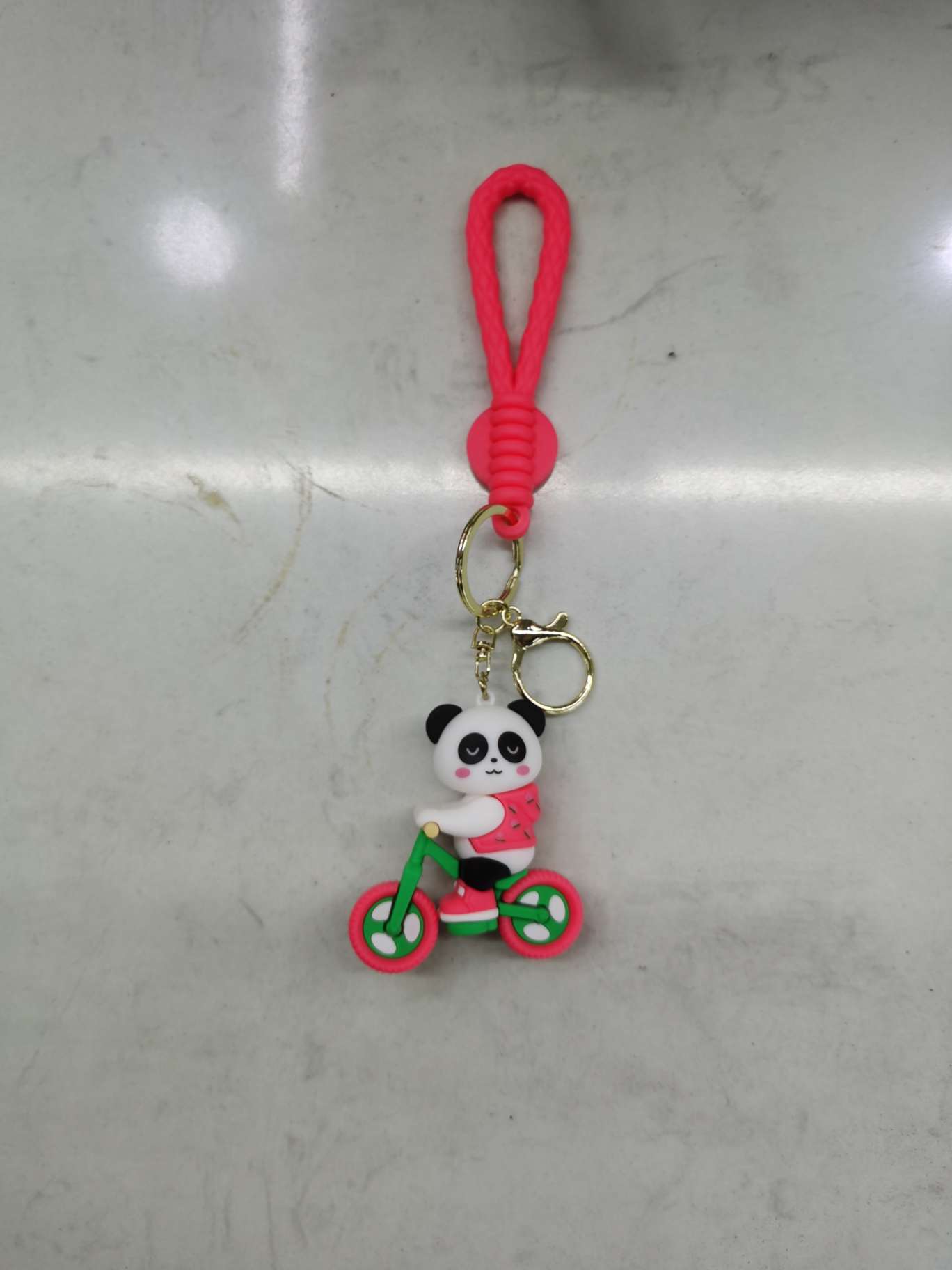 钥匙扣钥匙扣女2024可爱包挂熊猫