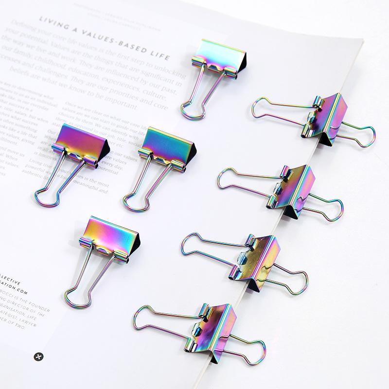 clip colorful long tail clip document folder binder clip office supplies binder clip stationery book holder little clip wholesale