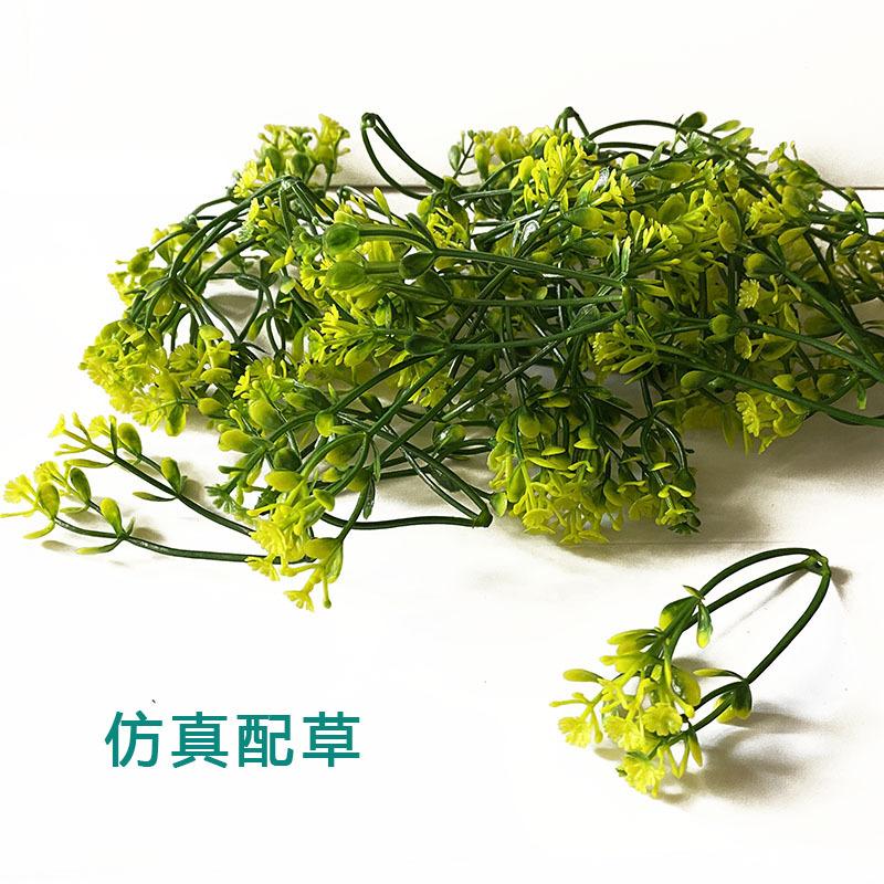 wholesale simulation bouquet embellishment decorative grass flower shop packaging decoration materials handmade diy bridal bouquet embellishment water plants
