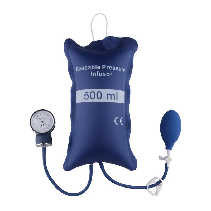 infusion pressure bag blood transfusion booster bag pressure device operation first aid outdoor rescue icu monitoring 500ml full figure