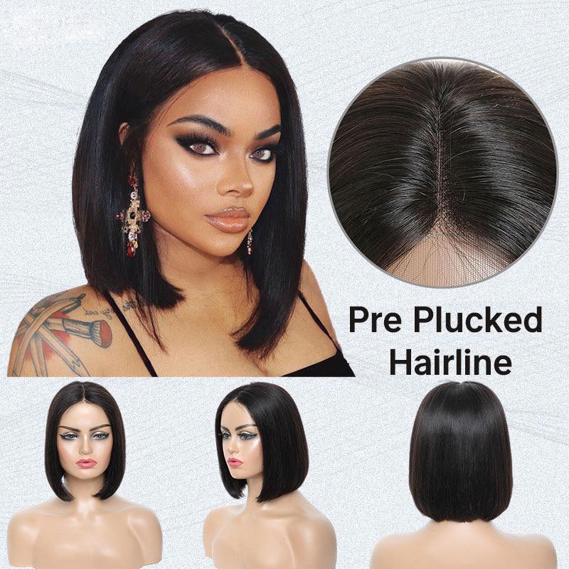 wig human hair wigs front lace wig front lace real human hair european and american style wig bob head cover