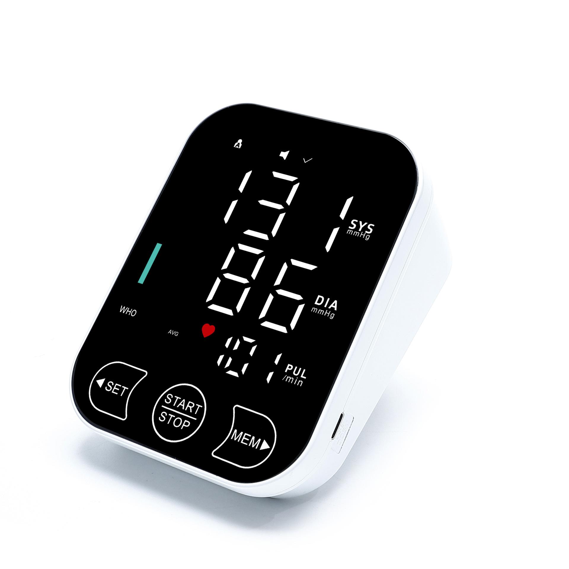 supply foreign trade russian voice led large screen electronic sphygmomanometer charging blood pressure meter blood pressure measuring instrument foreign trade Application Scenario